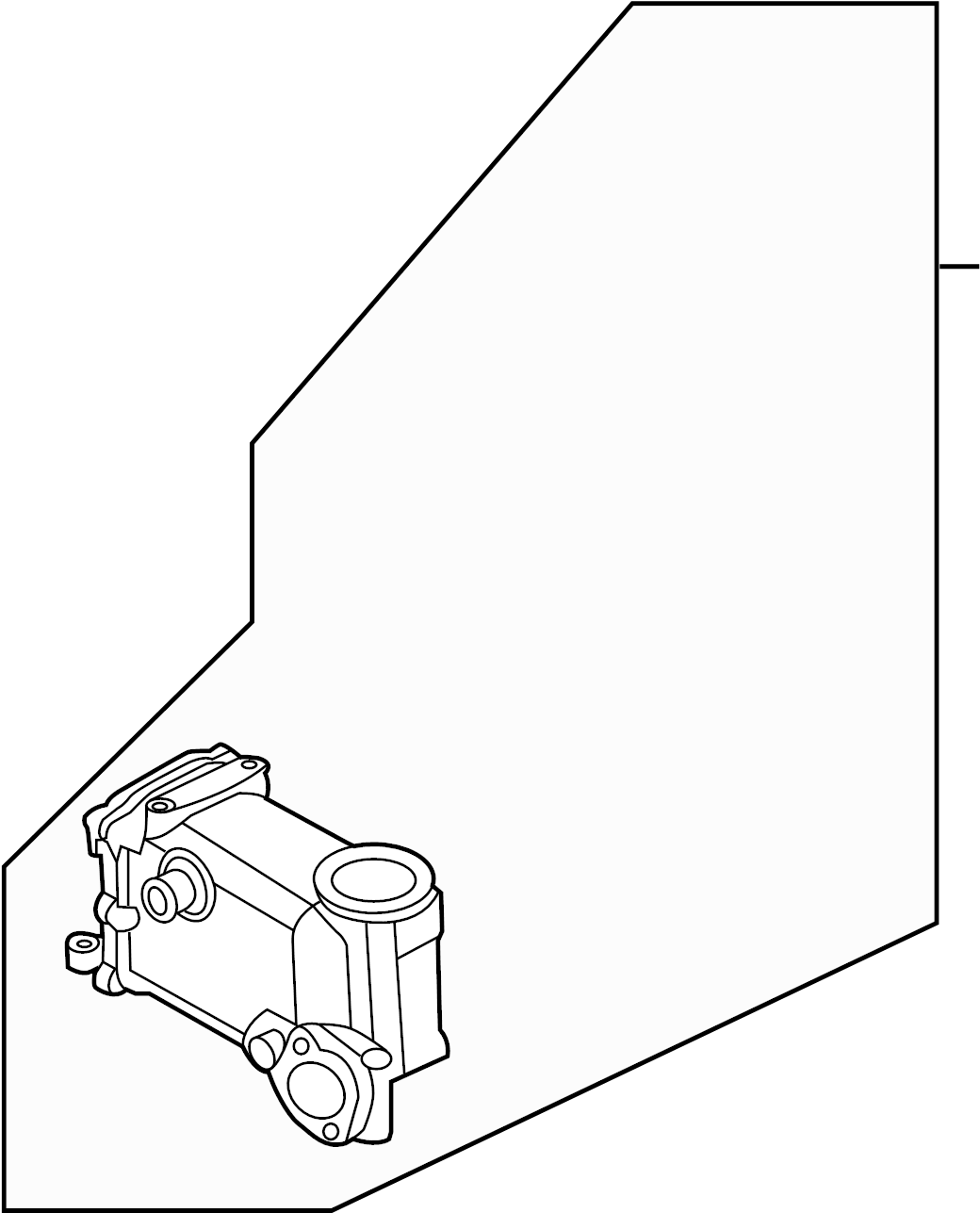 View 059131515FP Exhaust Gas Recirculation (EGR) Cooler Full-Sized Product Image