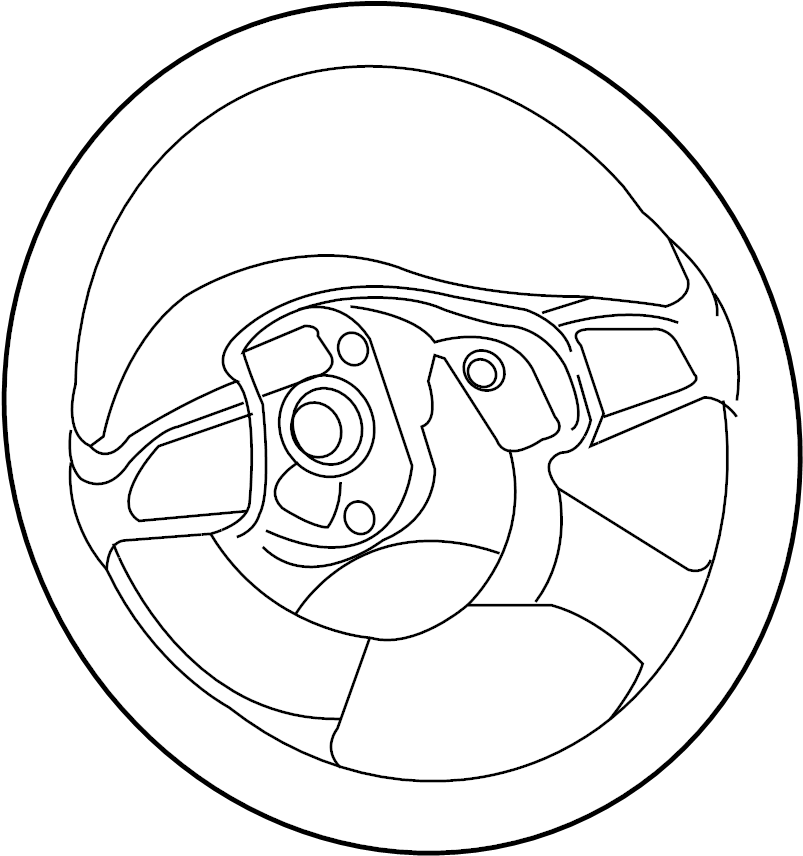 View 4E0419091CQWVH Steering Wheel Full-Sized Product Image