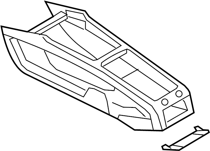 View 4L1863244C1GK Console. Body. (Front) Full-Sized Product Image