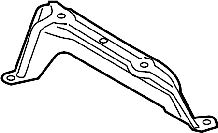 View 4L0863584A Console Bracket (Rear) Full-Sized Product Image