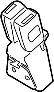 View 4L0857739G01C Seat Belt Receptacle Full-Sized Product Image