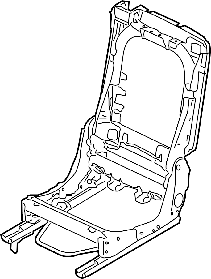 View 4L0883108KJ49 Seat Frame Full-Sized Product Image