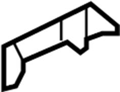 View 4L0858848 Door Sill Plate Bracket (Front, Rear, Lower) Full-Sized Product Image