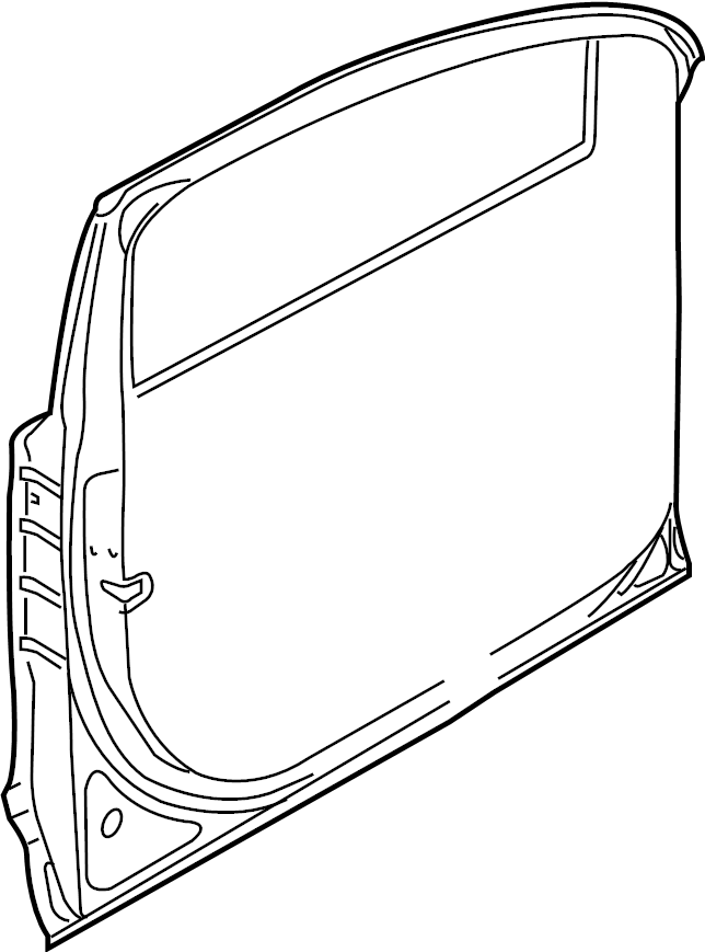View 4L0831051A Door Shell Full-Sized Product Image