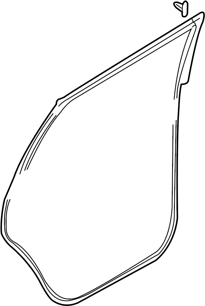 View 4L0839911 Door Seal (Rear, Lower) Full-Sized Product Image