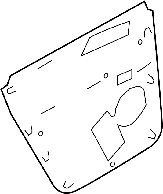 View 4L0863981 Insulation. Door. SOUND.  Full-Sized Product Image