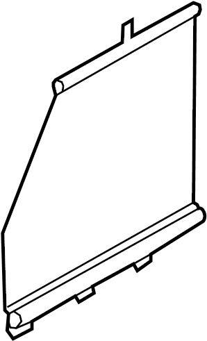 View 4L0861333A Sunshade. Blind. Door Glass. Window Shade.  Full-Sized Product Image
