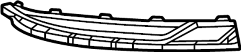View 4M0807157F9B9 Radiator Support Air Duct Full-Sized Product Image