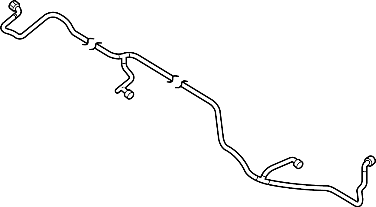 View 4M0955970H Headlight Washer Hose (Front) Full-Sized Product Image