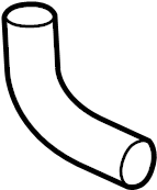 View 06E121082T Engine Coolant Hose Full-Sized Product Image