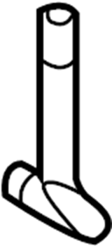 View 4M0121054C Engine Coolant Hose Full-Sized Product Image
