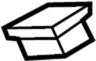View 4M0820339H A/C Refrigerant Line Bracket (Front, Lower) Full-Sized Product Image