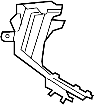 View 4M0821132F Fender Bracket (Front) Full-Sized Product Image