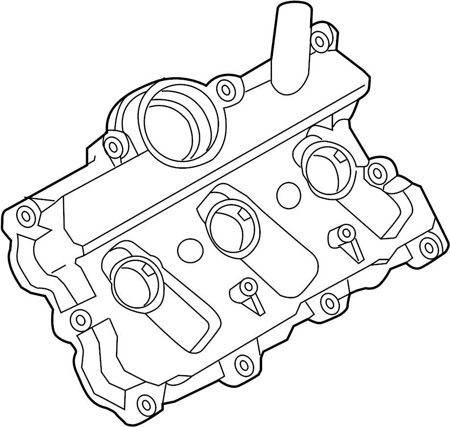 View 06E103471S Engine Valve Cover Full-Sized Product Image