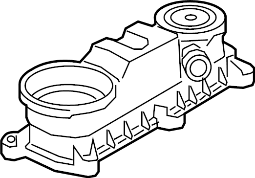 View 06M103515H Engine Crankcase Vent Valve. Engine Oil Filler Tube. Engine Oil Separator Filter. OIL/AIR SEPARATOR.  Full-Sized Product Image