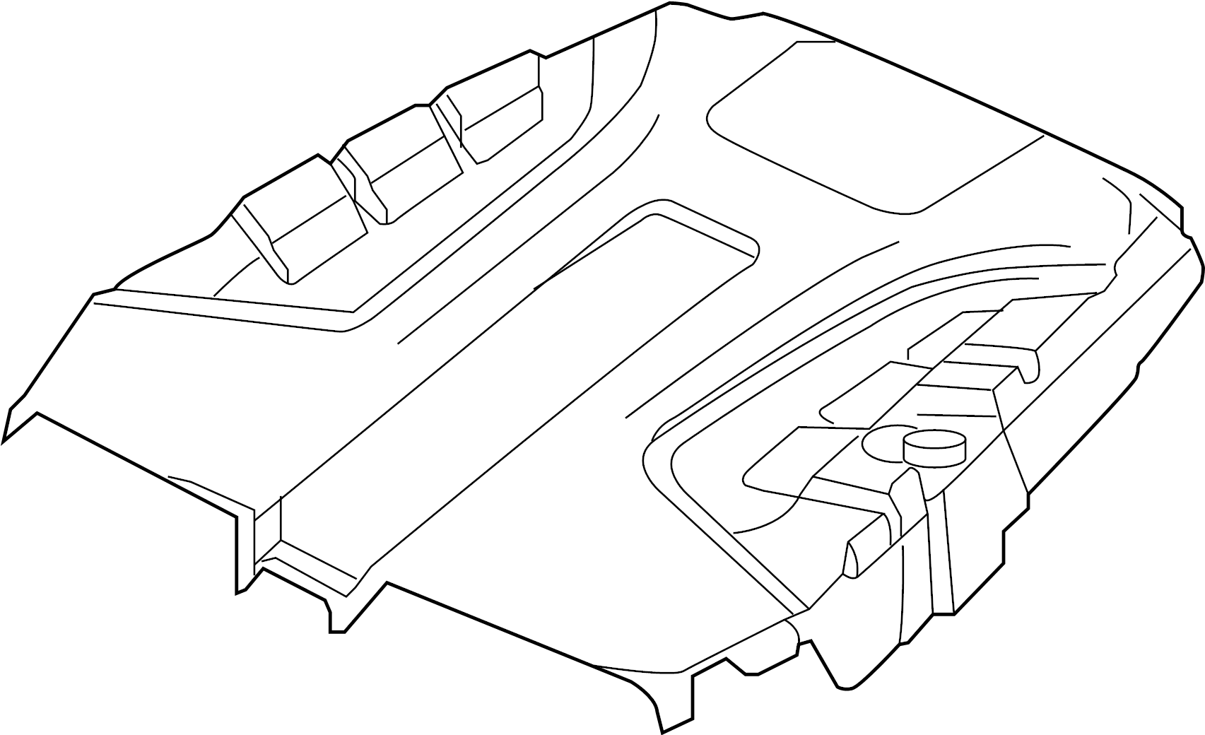View 4M0133849A Engine Cover Full-Sized Product Image