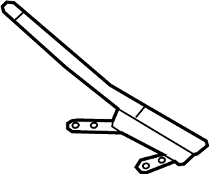 View 4M19554081P9 Windshield Wiper Arm (Front) Full-Sized Product Image
