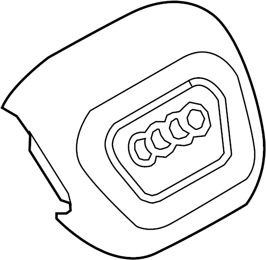View 4M0880201ADAZ3 Steering Wheel Air Bag Full-Sized Product Image