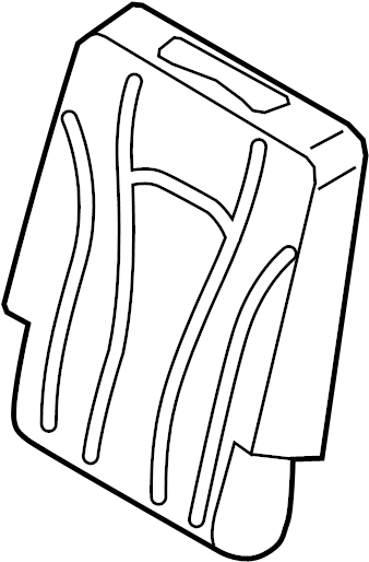 View 4M0883805SPJR Seat Back Cushion Cover Full-Sized Product Image