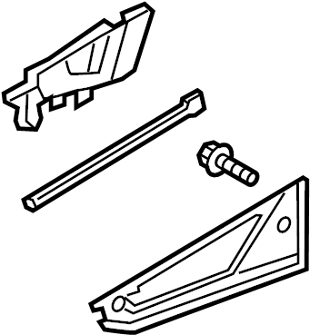 View 4M0868093G Door Trim Molding (Upper) Full-Sized Product Image