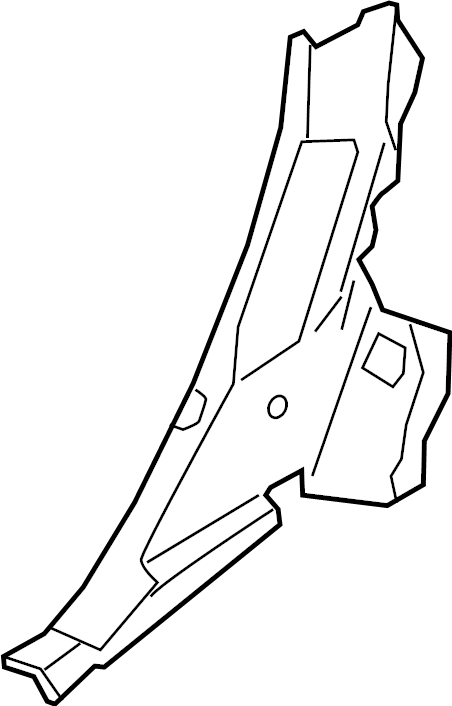 View 4M0867767FDS2 Body C-Pillar Trim Panel (Lower) Full-Sized Product Image