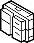 View 4M0959511E5PR Switch. Release. Seat.  Full-Sized Product Image