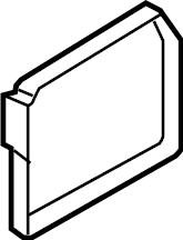 View 4G0867749 Storage pocket strap.  Full-Sized Product Image