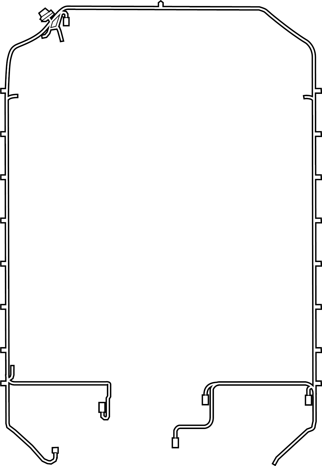 View 4KE915149B Drive Motor Battery Pack Control Module Wiring Harness Full-Sized Product Image