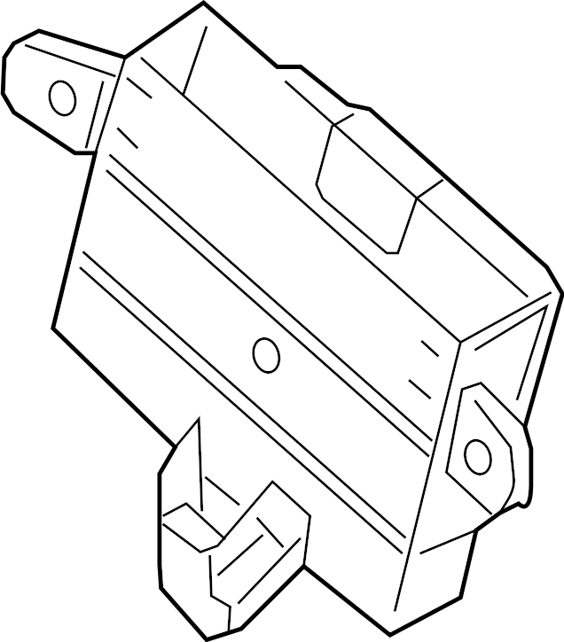 View 4KE907390 Antenna Amplifier Bracket Full-Sized Product Image