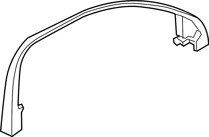 View 4KE8676104PK Door Window Molding (Upper) Full-Sized Product Image