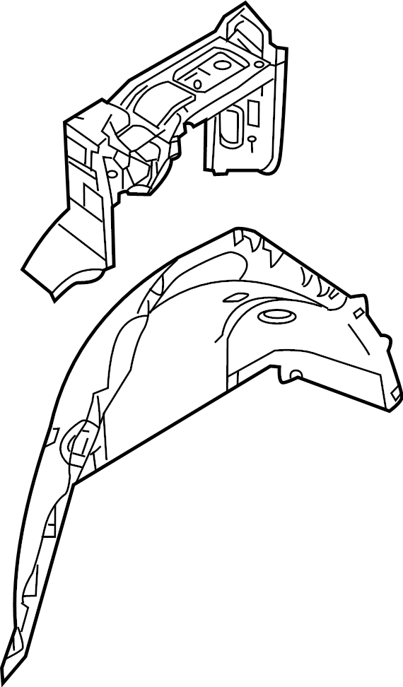 View 4K4810363A Wheel Housing Side Panel (Upper) Full-Sized Product Image