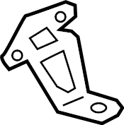 View 4KE611846B Brake Hydraulic Line Bracket (Rear) Full-Sized Product Image