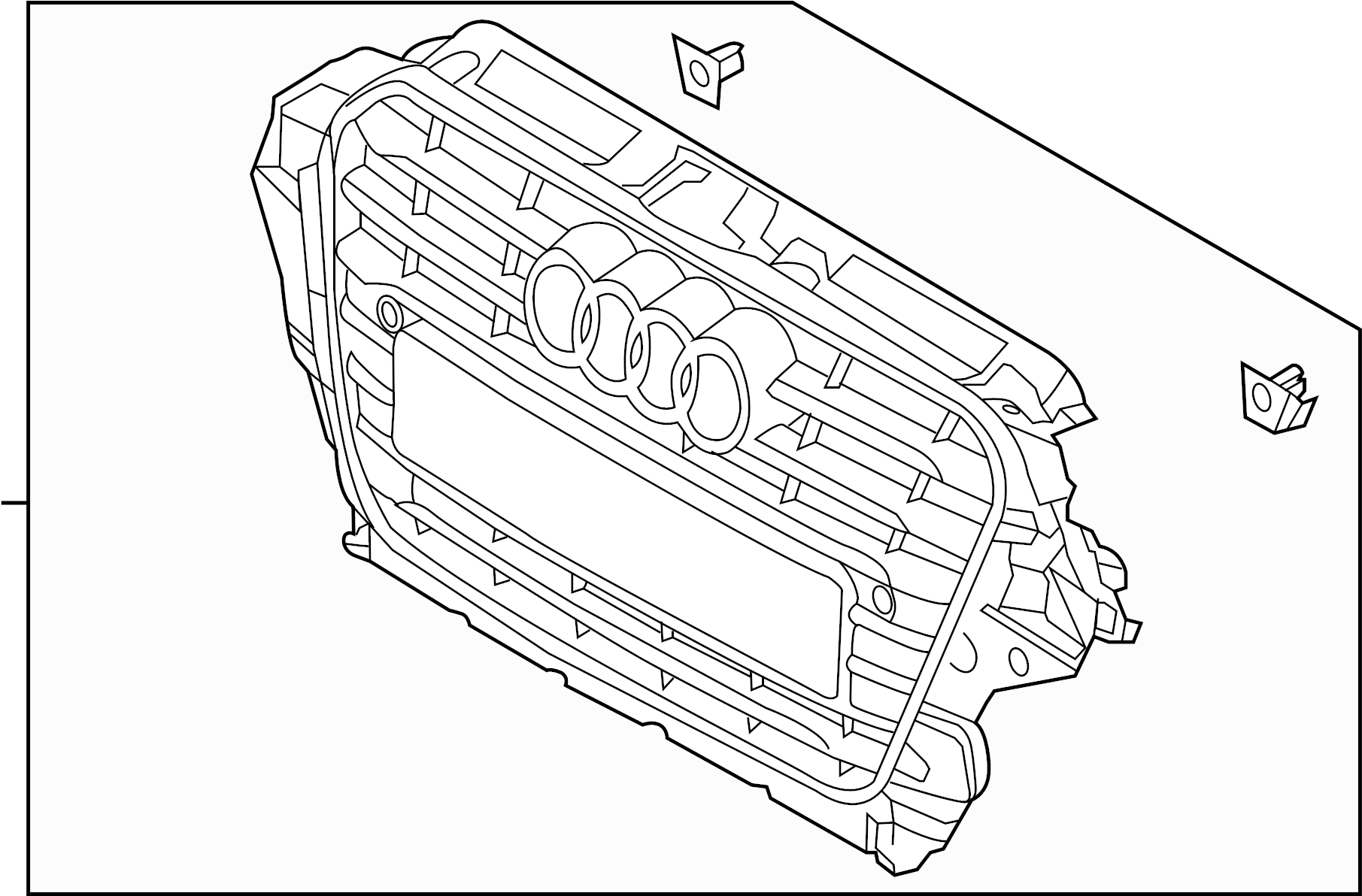 View 8R0853651AFT94 Grille (Lower) Full-Sized Product Image