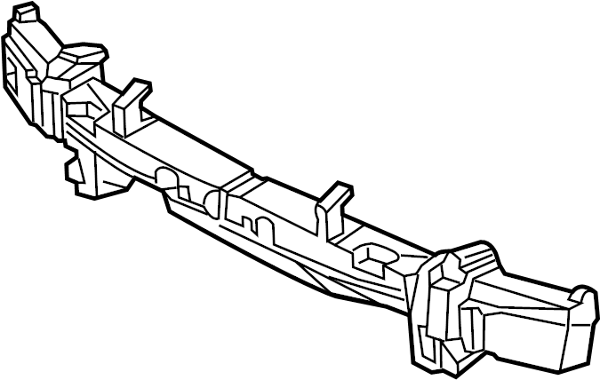 View 8R0807550E Bumper Impact Absorber Full-Sized Product Image