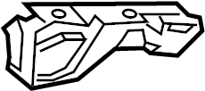 View 8R0807283C Bumper Guide (Upper) Full-Sized Product Image