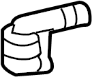 View 8E0955875 Headlight Washer Hose Connector Full-Sized Product Image