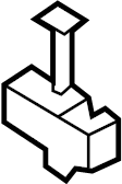 View 8K0201449Q Evaporative Emissions System Line Bracket Full-Sized Product Image