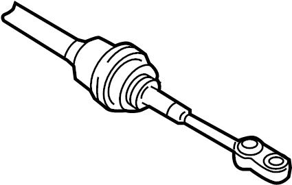 View 8K0713265B Automatic Transmission Shifter Cable Full-Sized Product Image