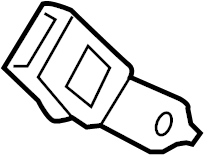 View 8R0857753F Seat Belt Receptacle Full-Sized Product Image
