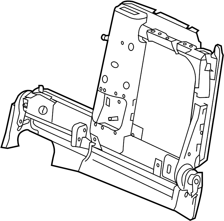 View 8R0885503R Seat Back Frame Full-Sized Product Image