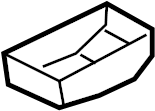View 8E0857563ADX6 Sun Visor Holder Cap Full-Sized Product Image