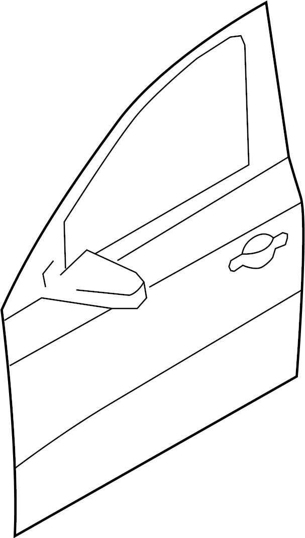 View 8R0831052E Door Shell Full-Sized Product Image
