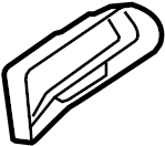 View 8R0867370B Door Seal (Rear) Full-Sized Product Image