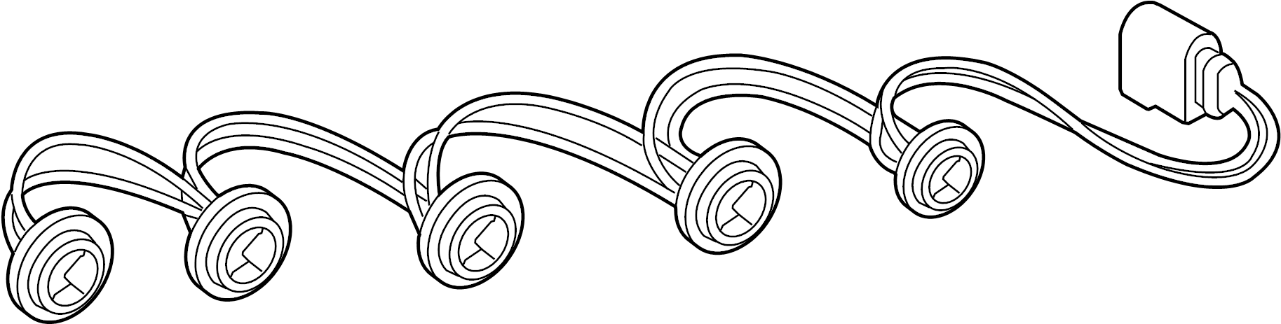 View 8R0945221B Tail Light Wiring Harness Full-Sized Product Image