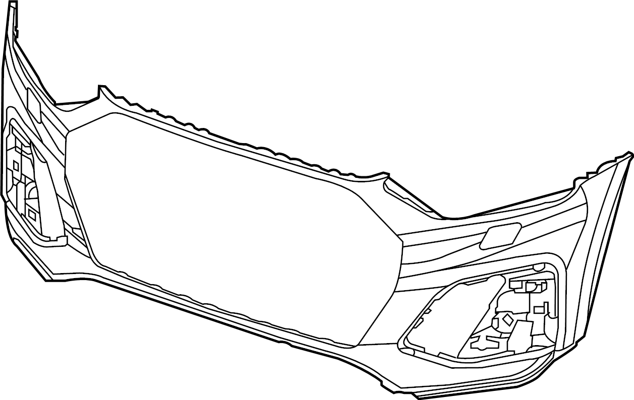 View 80A807065CGRU Bumper Cover Full-Sized Product Image