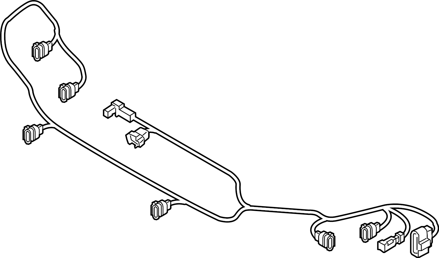 View 80A971095AP Parking Aid System Wiring Harness Full-Sized Product Image