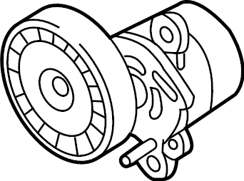View 06M903133J Accessory Drive Belt Tensioner Assembly Full-Sized Product Image