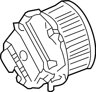 View 4M1820021C Motor. Blower. Fan. HVAC.  Full-Sized Product Image
