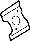 View 80A803229STL Frame Side Member Bracket (Rear, Lower) Full-Sized Product Image
