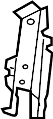 View 80A803350STL Frame Side Member Bracket (Front) Full-Sized Product Image